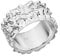 massiver Nugget Ring hochwertige Goldschmiedarbeit aus Deutschland (Sterling Silber 925 anlaufgeschützt) 12 mm breit - außergewöhnlicher Silberring - Damenring - Herrenring - Partnerring