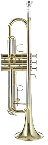 Monzani MZTR-233L Bb-Trompete, Leichte Ansprache, Durchsetzungsfähiger Klang, Geringes Gewicht, Inklusive Mundstück, Leichtkoffer