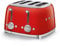 Smeg Red Retro 4 Slice Toaster