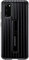 Samsung Protective Standing Smartphone Cover EF-RG980 für Galaxy S20 | S20 5G Handy-Hülle, Schutz, ausklappbarer Standfuß, griffige Oberfläche, schwarz - 6.2 Zoll