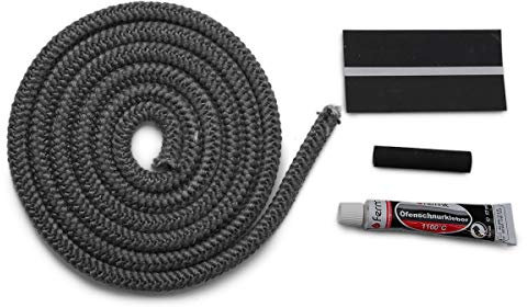 Türdichtung Set für Hark 48 Kaminöfen - Kordeldichtung - Passgenaues Kaminofen Ersatzteil