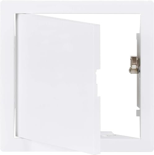 Steinberg14 Weiß 20x20 cm Schnappverschluss Wartungsklappe Revisionsklappen - Revisionsklappe mit Druckverschluss (200x200 mm)
