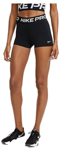 Nike Damen Np 365 3in Shorts, Black/White, XL EU