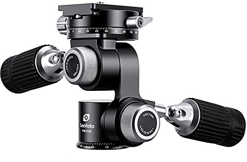 Leofoto - 4-axis Tripod Head - Perfect for Macro, Still life and Art Photography - Two Swivels and Two Panorama Plates - FW-01R