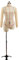 JLXJ Schneiderpuppe Weiblich Nähen Mannequin Torsoständer mit Arm, Schaumhalbkörper Kleiderform Schneiderpuppe, Einstellbare Höhe: 150-180cm, Damen Plus Size (Color : Triangle Base, Size : Medium)
