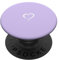 Lila Lila Handgezeichnetes Herz Minimalistische Liebe PopSockets Klebender PopGrip