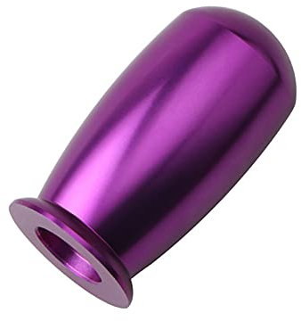 Asudaro Schaltknauf für Auto, Universal Auto Schaltknauf Aluminium Schaltknauf Auto Schaltknauf mit Adapter Auto Manuelle Gangschaltung Stick Knob Head Shifter,Lila