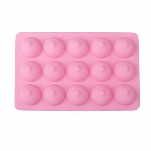 Selecto Bake Halbkugel-Schokoladenform, Silikon, 15 Mulden | Schokoladenkugelform, Für heiße Schokolade, Für Kuchen, Für Pudding, Für Seifenkuppelmousse