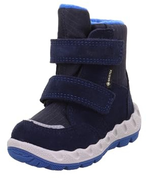 Superfit Jungen Baby Jungen Icebird Baby Jungen Warm Gefütterte Gore-tex Blau 8000Schneestiefel