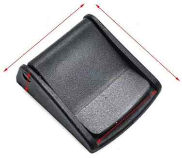 Nockenschnallen, schwarz, Knebelverschluss, Rucksackgurte, Gurtband, 5/8, 3/4, 1-1/4, 1/2, 5-cm-50 Stück, Gurtbandgröße 32 mm
