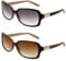 JM Klassische Bifokale Lesebrille Quadratischer Stilvoller Farbverlauf Sonnenbrillen-Leser für Frauen +1.5 Schwarz+Schildkröte