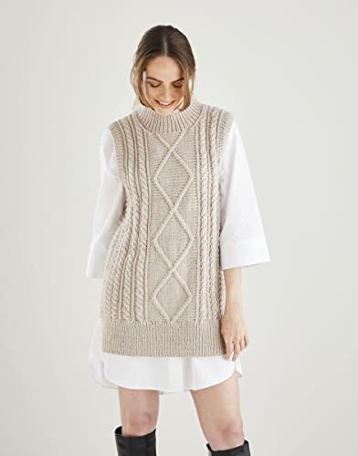 Hayfield Bonus Aran Knitting Pattern - 10608 Tunic