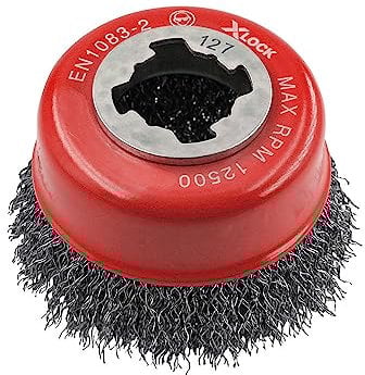Faithfull X-LOCK Wire Cup Brush 75mm