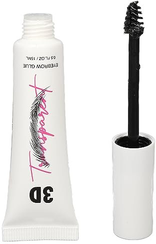 Pegamento para Cejas, Fijador de Cejas a Prueba de Sudor, 15ml, Gel para Cejas Casero