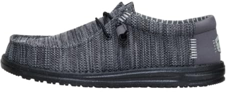 HEYDUDE Wally Stretch Sox Herren - Slip-on Schuhe - Mokassin-Stil, Grey, 46