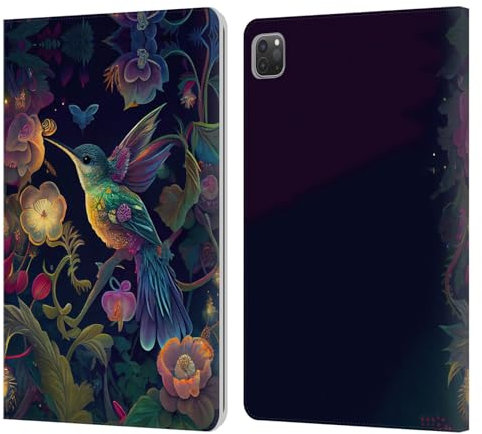 Head Case Designs Offizielle JK Stewart Kolibrì Grafiken Leder Brieftaschen Handyhülle Hülle Huelle kompatibel mit Apple iPad Pro 11 2020/2021 / 2022