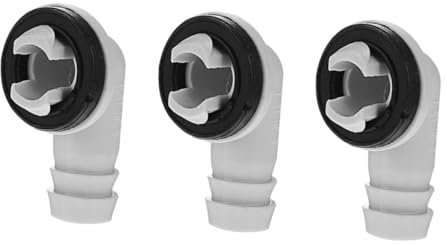 HONMEET 15mm Air Conditioner Drain Pipe Adaptor Kit Elbow Connector for Window Units Efficient Draining Adapter Leak-proof Design