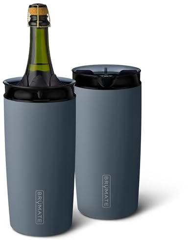 BrüMate Togosa 2-in-1-Weinkühleimer und Krug, 100% auslaufsicherer Verschlussdeckel, tragbarer Kühler, passend für die meisten Wein-, Champagner- und Likörflaschen, perfektes Weingeschenk, 1,4 l