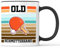 Tasse mit Spruch Old Schmetterhand Becher Tischtennis Table Tennis - lustiges Geschenk - Kaffeebecher als Geschenkidee - Kaffeetasse 330ml - Weiss-Schwarz