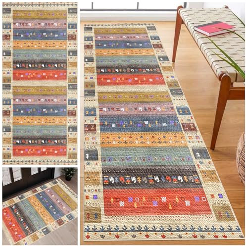 Laegnfho Tappeto Cucina Antiscivolo Lavabile Tappeto Tappeto Ingresso Corridoio Passatoia Corridoio Tappeti Tappeti Stretti per Cucina Bagno Soggiorno Camera da Letto 40 x 60 cm