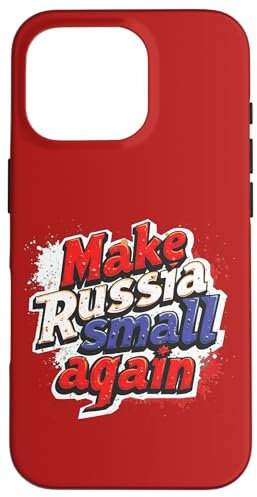Macht Russland wieder klein, gegen Putin, pro-ukrainisch, Zelensky Hülle für iPhone 16 Pro