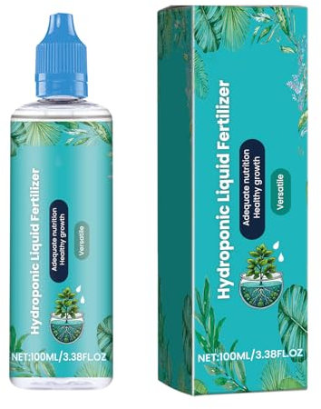 Cibo vegetale per tutte le piante - Cibo vegetale liquido | Fertilizzante per piante d'appartamento | Fertilizzanti idroponici liquidi da 100 ml | Alimenti solubili in acqua Concentrati di soluzione o
