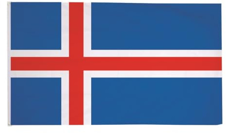 U24 Flagge Fahne Island 90 x 150 cm Hissfahne