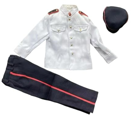 Fenteer 1/6 Actionfigur Kleidung Mantel Hose Hut Soldat Uniform Anzug DIY Miniatur Kleidung Puppenoutfit für 12 Zoll männliche Actionfiguren