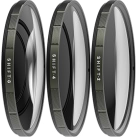 PolarPro – Shift Diopter – Kamera-Filterset – 67mm – Shortstache Edition – +2, +4, +8 Dioptrien