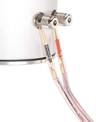 inakustik Premium Flexible Pins, zum Crimpen oder Löten, 4er Set, 2x2-fach geschirmt, 24k vergoldeten Kontakte, für Kabelquerschnitte bis 6mm², farblich kodiert, Artikel 81551, Made in Germany