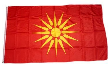 Fahne/Flagge Mazedonien alt NEU 90 x 150 cm