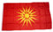 Fahne/Flagge Mazedonien alt NEU 90 x 150 cm