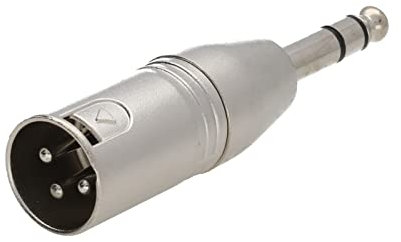 kenable XLR Macho Enchufe 3 Pines a 6.35mm TRS equilibrado Jack Plug Adaptador de Audio