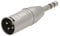 kenable XLR Macho Enchufe 3 Pines a 6.35mm TRS equilibrado Jack Plug Adaptador de Audio