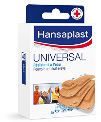 Hansaplast Universalpflaster, waschbar, 4 Größen, 3 Stück