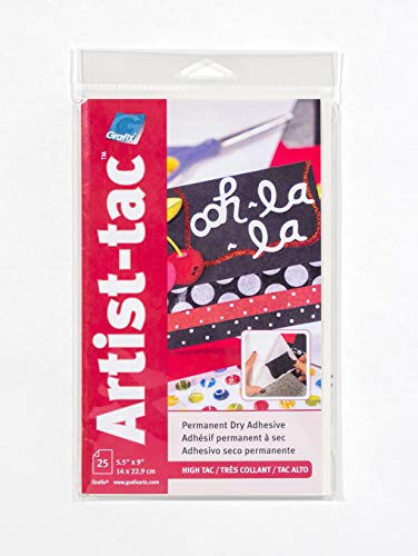 Grafix Paper Artist-Tac-5.5-inch x 9-inch 25/Pkg, White