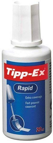 Tipp-Ex Rapid Correction Fluid Tippex Bottles (5 Pack)