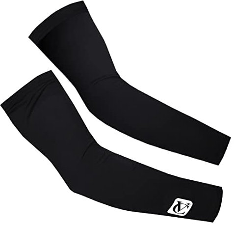 VeloChampion VC Thermo Tech Lite Cycling Leg Warmers Black - Thin Fleece Lining & Windproof