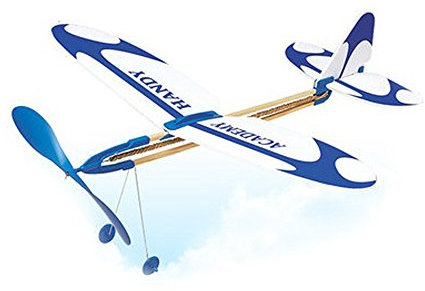 ACADEMY HANDY RUBBER BAND-POWERED MODEL AIRPLANE KIT #18500