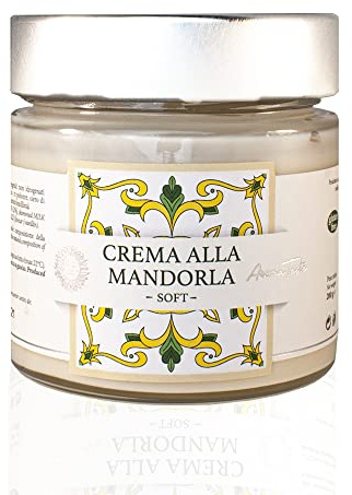 Mandelaufstrich mit sizilianischer Mandel. Italienische Gourmet Spezialitäten (200g)