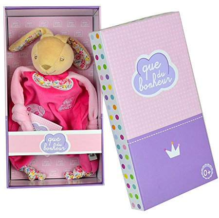 Jemini 156373 Mein erstes Schmusetuch Hase Strampler, Rosa