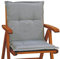 Auflagen für Sessel Mittellehner 105 cm Lang Dessin Rio 50318-711 in Grau Ohne Sessel (1)