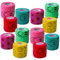 5,1 cm Vet Wrap Tape Bulk (Lächeln Muster in Gelb, Rot, Blaugrün, Neongrün, Neonrosa und Pink mit rotem Herzmuster) (24 Stück) Selbstklebend Haftende Flexbandage Rap Grip Rolle Hund Katze