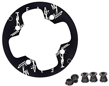 UPANBIKE Mountain Bike Chainring Guard BCD 104mm Aluminum Alloy Chainring Protector Cover for 36~38T Bicycle Chainring Sprockets
