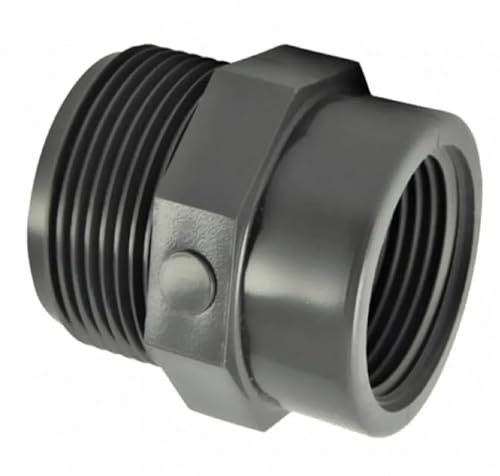 Codital Réduction PVC Pression à Visser MF 1 1/2-1 de Raccord PVC Pression