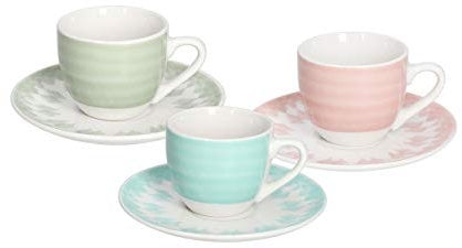 Tognana Set 6 tazze caffè con piattino cc80 Gipsy Soft