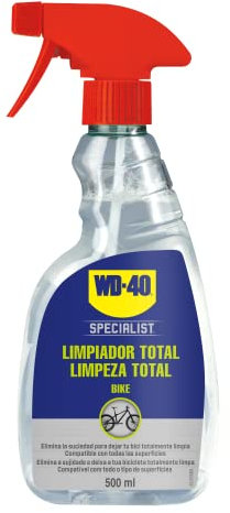 WD-40 Bike - Limpiador total para bicicleta - Pulverizador 500ml
