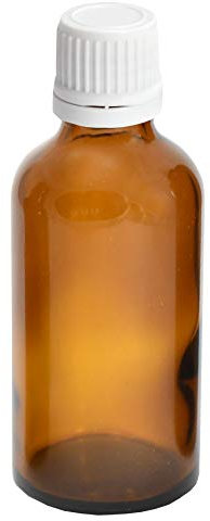 MV-Versand Homöopathieversand München 10x 50ml Medizinflasche Apothekenfläschchen braun mit Schraubverschluss Apothekerflasche, Stockbottle