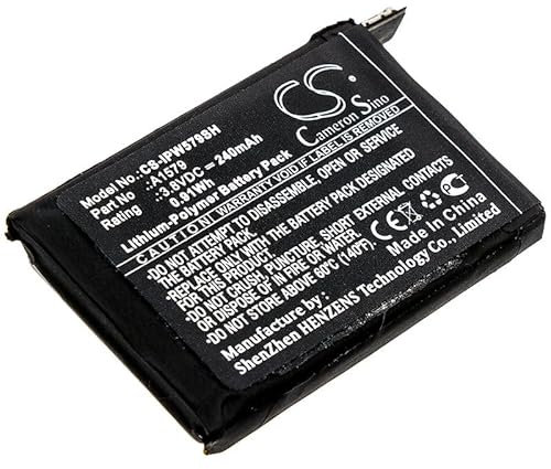 Battery Replacement Compatible for Apple iWach 1 42mm, Watch 1st Gen 42mm,