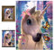 3D LiveLife Linsenförmige Wandkunst Drucke - Süßes Einhorn von Deluxebase. Ungerahmtes 3D Fantasie Poster. Perfekter Wandfüller. Original kunstwerk lizenziert von bekannt künstler, David Penfound
